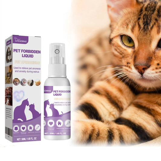 Pet Calming Spray Pheromone Mood Calming Diffuser Improve Estrus Agitation Anxiety Relief Prevent Howling Cat Dog Health Supply