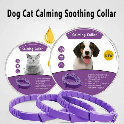 Calming Collar for Cats Pet Calming Pheromone Collar for Cats Dogs Calming Collar for Anxiety Effective Relieve Anxiety Stress - Furlieve