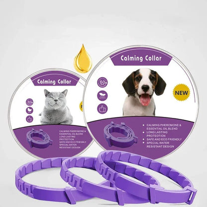 Calming Collar for Cats Pet Calming Pheromone Collar for Cats Dogs Calming Collar for Anxiety Effective Relieve Anxiety Stress - Furlieve