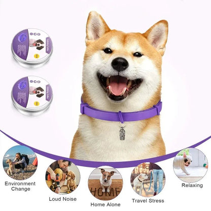 Calming Collar for Cats Pet Calming Pheromone Collar for Cats Dogs Calming Collar for Anxiety Effective Relieve Anxiety Stress - Furlieve