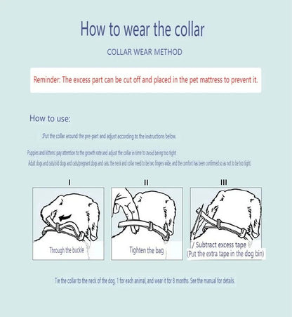 Calming Collar for Cats Pet Calming Pheromone Collar for Cats Dogs Calming Collar for Anxiety Effective Relieve Anxiety Stress - Furlieve
