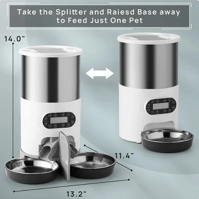 Furlieve Double Meal Dispenser for Pets - Furlieve