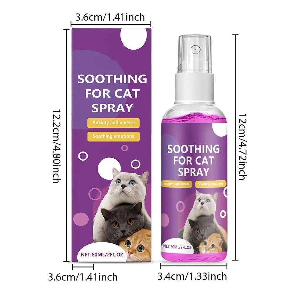 Pet Calming Spray Pet Pheromone Cat Emotional Soothing Spray Anti Stress Non-irritating Health Cleaning Supplies For Cats - Furlieve