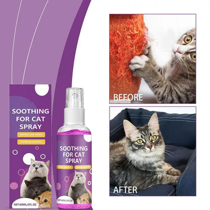 Pet Calming Spray Pet Pheromone Cat Emotional Soothing Spray Anti Stress Non-irritating Health Cleaning Supplies For Cats - Furlieve