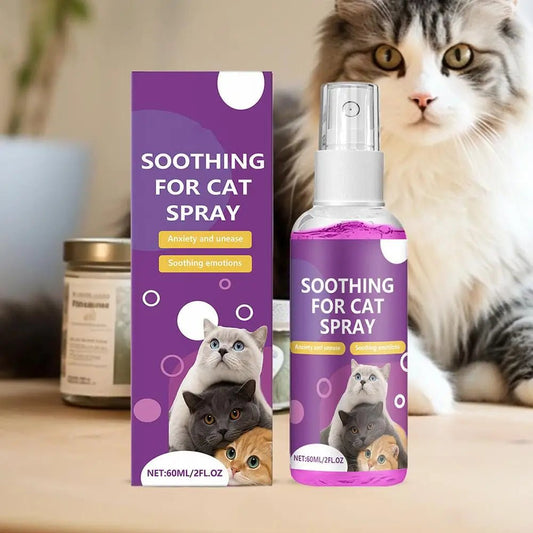 Pet Calming Spray Pet Pheromone Cat Emotional Soothing Spray Anti Stress Non-irritating Health Cleaning Supplies For Cats - Furlieve