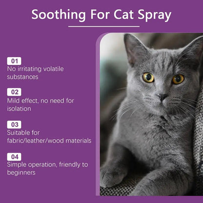 Pet Calming Spray Pet Pheromone Cat Emotional Soothing Spray Anti Stress Non-irritating Health Cleaning Supplies For Cats - Furlieve