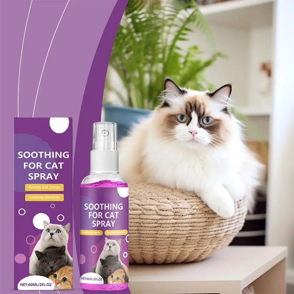 Pet Calming Spray Pet Pheromone Cat Emotional Soothing Spray Anti Stress Non-irritating Health Cleaning Supplies For Cats - Furlieve