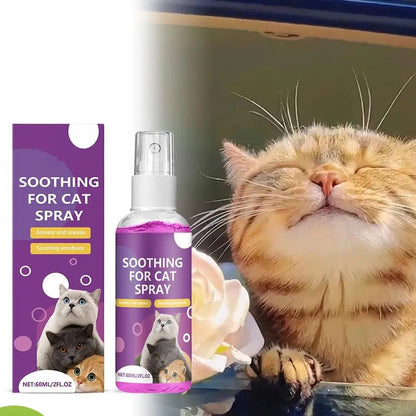 Pet Calming Spray Pet Pheromone Cat Emotional Soothing Spray Anti Stress Non-irritating Health Cleaning Supplies For Cats - Furlieve
