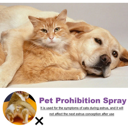 Pet Calming Spray Pheromone Mood Calming Diffuser Improve Estrus Agitation Anxiety Relief Prevent Howling Cat Dog Health Supply - Furlieve